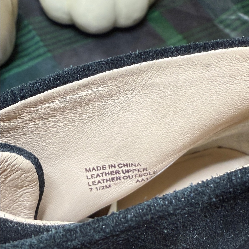 Michael Kors Black Tan Suede Boots - Picture 4 of 7